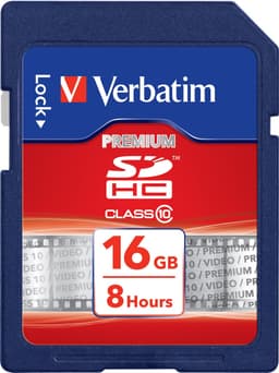 Verbatim 16 GB Premium SDHC minnekort