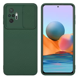 Xiaomi RedMi NOTE 10 PRO silikondeksel cover (grønn)