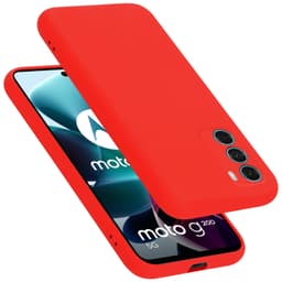 Motorola MOTO G200 5G Suojakuori Suojakotelo (Punainen)