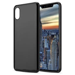 iPhone X / XS Deksel + Skjermbeskytter (svart)