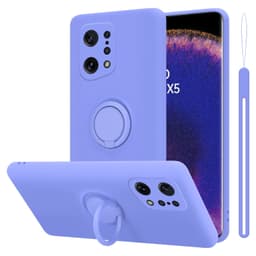 Oppo FIND X5 Suojakuori Suojakotelo (Violetti)