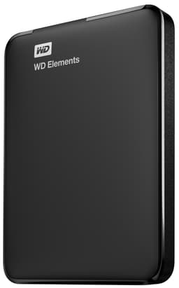 WD Elements Portable ulkoinen kovalevy 3TB (musta)