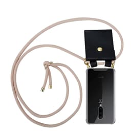 OnePlus 7 PRO Deksel med Halskjede (rosa)
