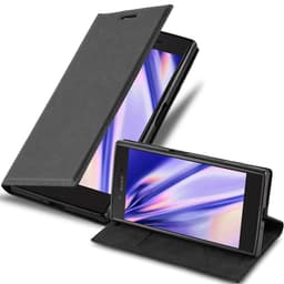 Sony Xperia X COMPACT Suojakuori Lompakkokotelo (Musta)
