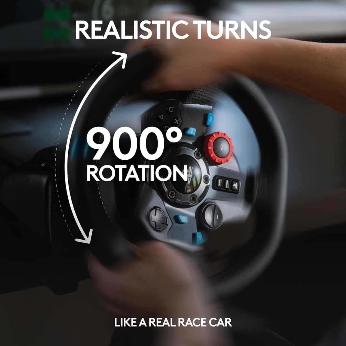 Logitech Racing Ratt Logitech G29 Driving Force Ratt till racingspel - Elgiganten