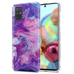 Samsung Galaxy A71 4G lommebokdeksel etui (lilla)
