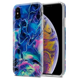 iPhone XS MAX lommebokdeksel etui (blå)