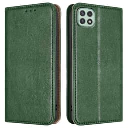 Samsung Galaxy A22 5G lommebokdeksel case (rød)