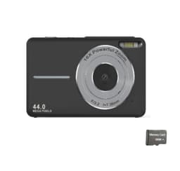 INF Digitalkamera 44MP/1080P/16X digital zoom/fyldlys med 32GB kort Sort