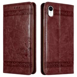iPhone XR Suojakuori Lompakkokotelo (Punainen)