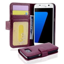 Samsung Galaxy S7 lommebokdeksel case (lilla)