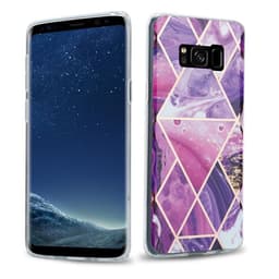 Samsung Galaxy S8 lommebokdeksel etui (lilla)