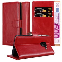 Samsung Galaxy A8 2018 lommebokdeksel etui (rød)