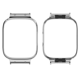 INF 20 mm beskyttende klokkedekselramme for Redmi Watch 3 Lite/Watch 3 Active Sølv