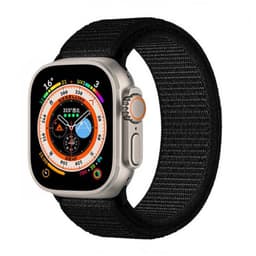 Nylon klokkerem Apple Watch Ultra (49mm) - Dark black
