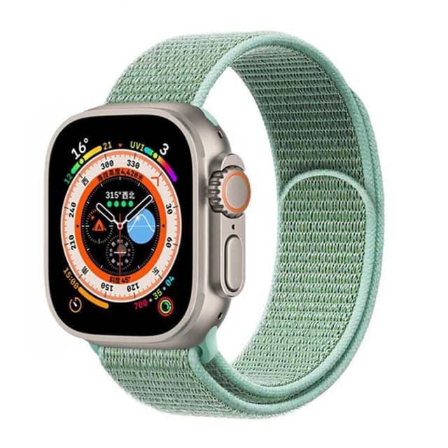 Nylon klockarmband Apple Watch Ultra (49mm) - Marine green