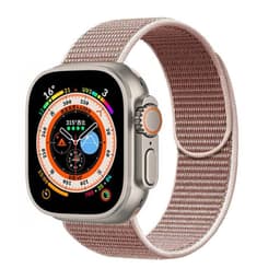 Nailon kellon renneke Apple Watch Ultra (49mm) - Rose pink