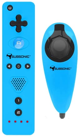 Subsonic Rainbow Nintendo Wii ohjaimet (sininen)