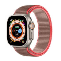 Nylon klockarmband Apple Watch Ultra (49mm) - Neon pink