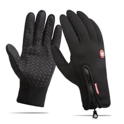 1 par klassiske efterår/vinter berøringsskærmshandsker Anti-Slip Vindtætte Vandtætte Sort M