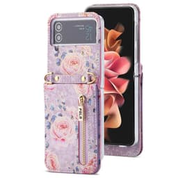 POLA Flower cover Samsung Galaxy Z Flip 4 - Purple