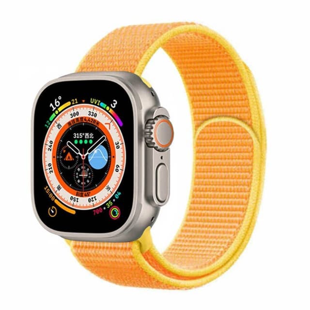 Nailon kellon renneke Apple Watch Ultra (49mm) - Canary Yellow