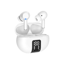 Trådlösa Bluetooth-brusreducerande hörlurar Vit