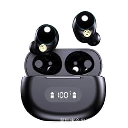 Trådløse Bluetooth 5.2 HiFi LED-skjermhodetelefoner Sort