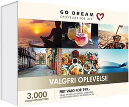 GoDream gavekort - Oplevelsesgavekort bronze