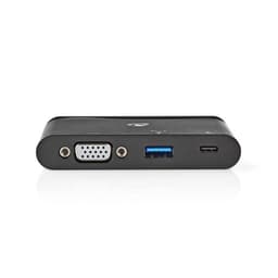 Tietokonekeskitin | USB Type-C | USB-C / USB 3.0 / VGA | Power Delivery 100 W |
