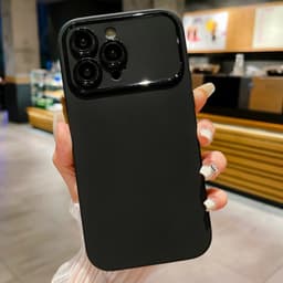 Slim-Fit TPU Telefon Taske Cover til iPhone 15 Pro Max - Sort