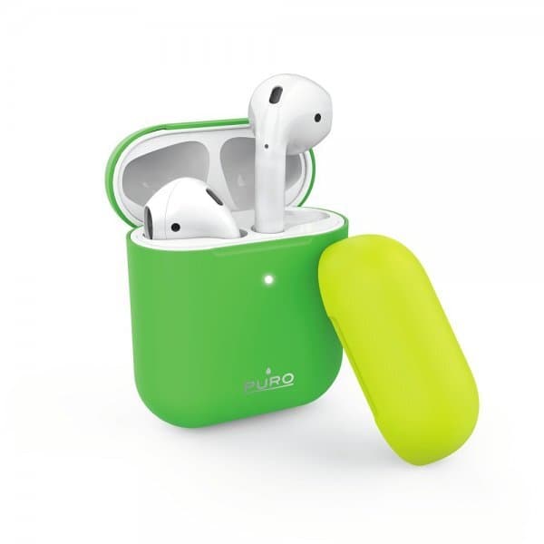 Puro AirPods 1/2 Deksel Icon Grønn