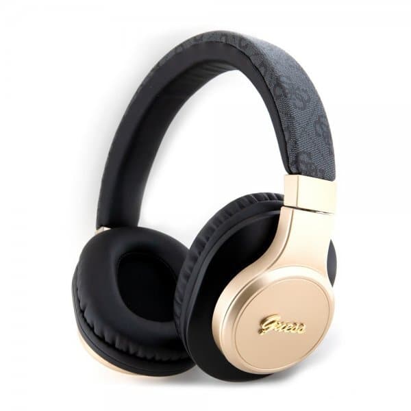 Guess Høretelefoner Bluetooth Vintage Metal Logo Sort