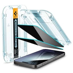 Spigen iPhone 15 Pro Max Skärmskydd GLAS.tR EZ Fit Privacy 2-pack