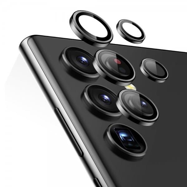 ESR Samsung Galaxy S23 Ultra Kameralinsebeskytter Camera Lens Protector Sort