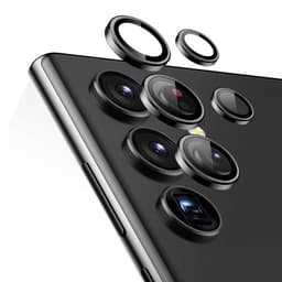 ESR Samsung Galaxy S23 Ultra Kameran linssinsuojus Camera Lens Protector Musta