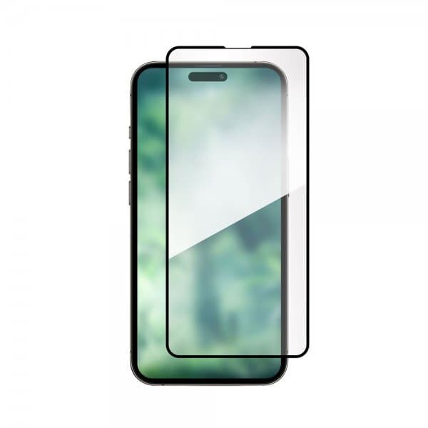 XQISIT iPhone 15 Plus Skjermbeskytter Tough Glass E2E