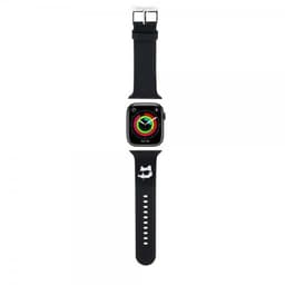 Karl Lagerfeld Apple Watch 38/40/41mm Armband Rubber NFT Choupette Svart
