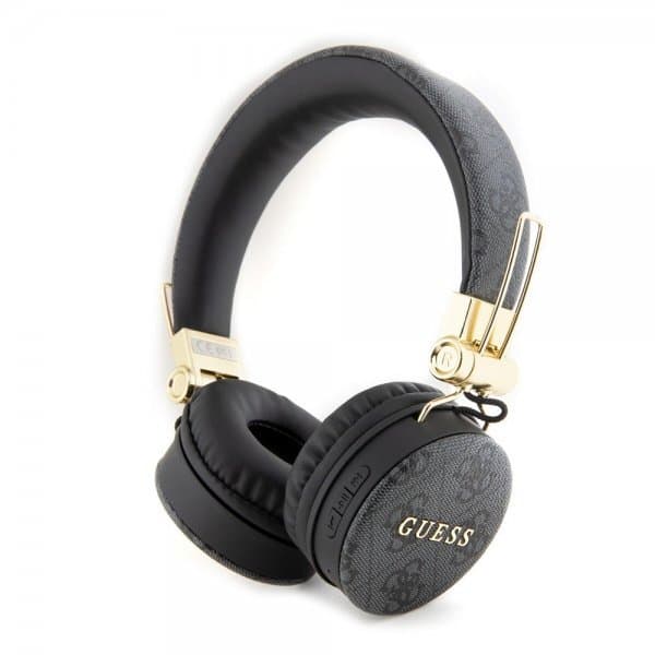 Guess Høretelefoner Bluetooth Metal Logo Sort