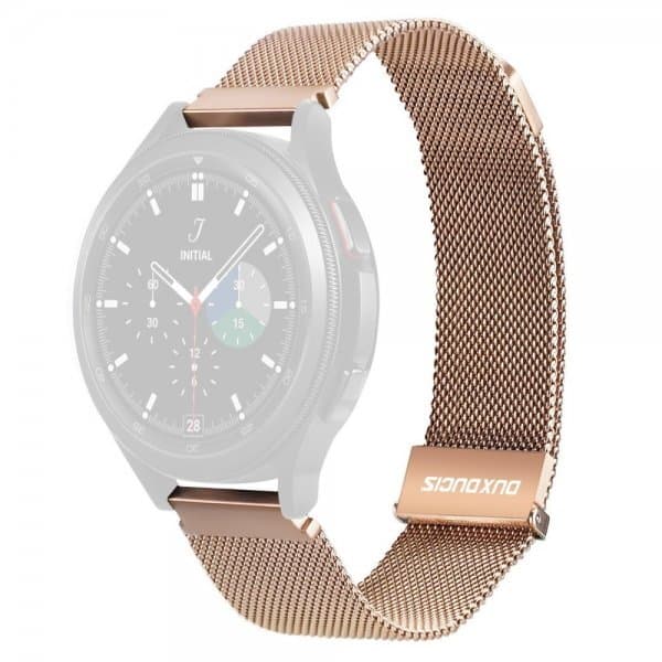 DUX DUCIS Samsung Galaxy Watch 20mm Armbånd Milanese Guld