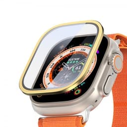 DUX DUCIS Apple Watch Ultra Skjermbeskytter Aluminium Herdet glass Gull