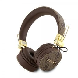 Guess Trådlösa Hörlurar Bluetooth Metal Logo Brun