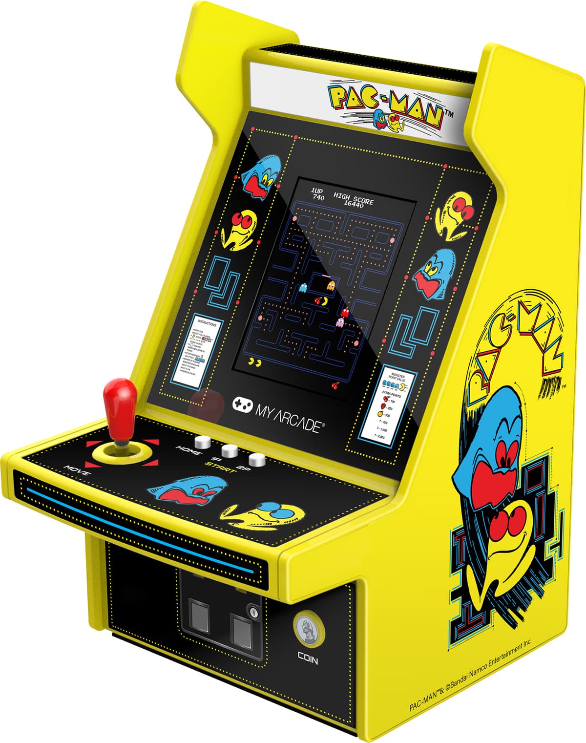 Micro Player PRO 6,7″ – Borne D’arcade Miniature Pac-Man