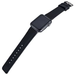 Wristouch 42mm Apple Watch gummirem - sort
