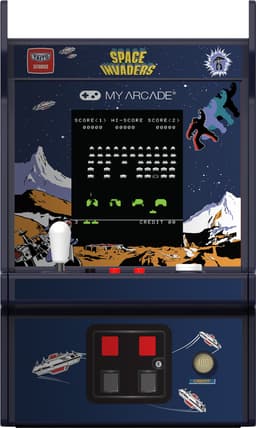 My Arcade Micro Player Pro 6.75" Space Invaders Retro spelkonsol