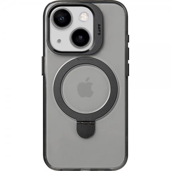 LAUT iPhone 15 Deksel REVIVE PROP MagSafe Black Crystal