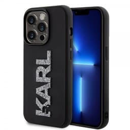 Karl Lagerfeld iPhone 15 Pro Cover 3D Rubber Karl Sort