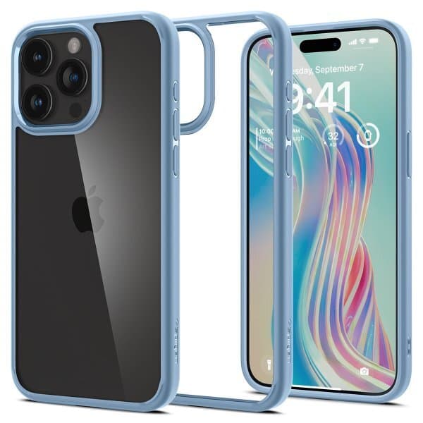 Spigen iPhone 15 Pro Max Skal Ultra Hybrid Sierra Blue