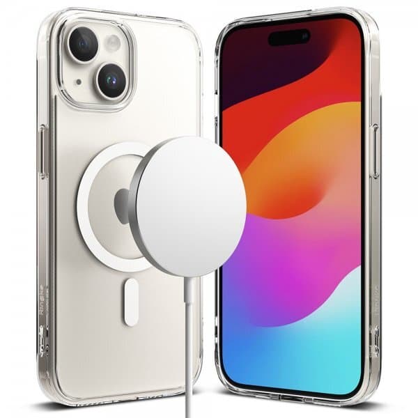 Ringke iPhone 15 Plus Cover Fusion Magnetic Matte Clear