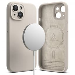 Ringke iPhone 15 Cover Silicone Magnetic Stone